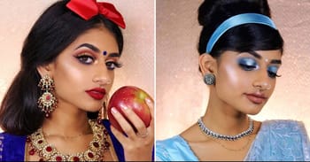 You Won't Believe How This Indian Model And Makeup Artist Recreates Disney Princesses On Instagram Leaving Us Awe-Struck!