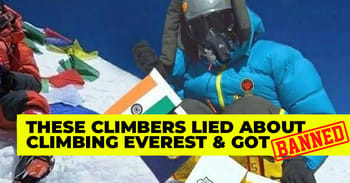 These Climbers Got Banned After Faking Image Reaching The Top Of Mount Everest