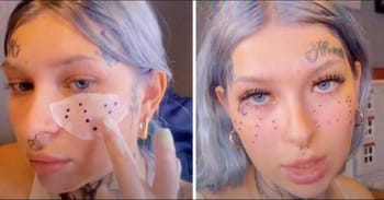 Woman Tattooes Freckles On Her Face Thinking They'd Fade