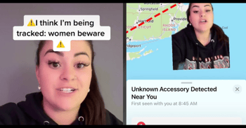 Woman Warns Others After Phone Alerts That Her Location Is Being Tracked