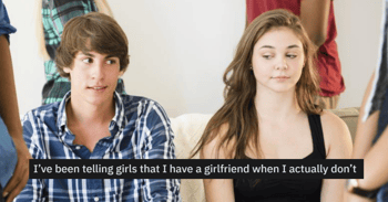 18 Y/o Pretends To Have Girlfriend To Make Women Comfortable