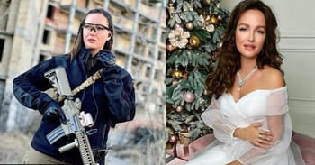 Former Ukraine Beauty Queen Poses With A Rifle As She Pledges To 'Write With Blood On Our Land'