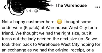 Customer Rages Over Shop That Refused Return Of An Open Pack Of Used Underwear
