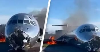 Horror Crash Landing In Miami Airport As 100-Passenger Plane Catches Fire