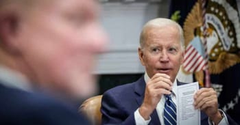 Joe Biden Accidentally Reveals Awkward Cheat Sheet Telling Him How To Act In Meetings