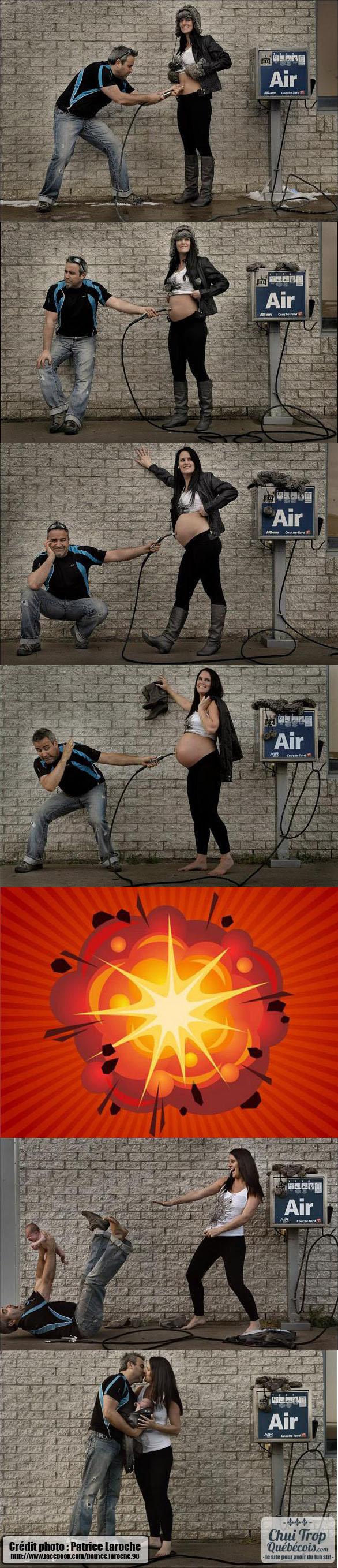 Extremely Clever Pregnancy Photo Series