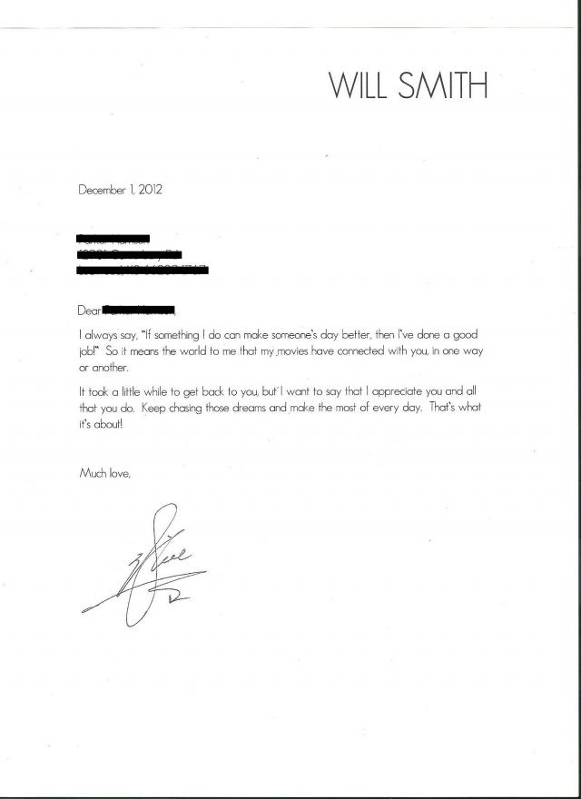 Five years ago I wrote a letter requesting an autograph. Today, I