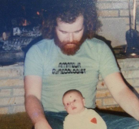 My dad and sister 1979, some t-shirts are timeless.