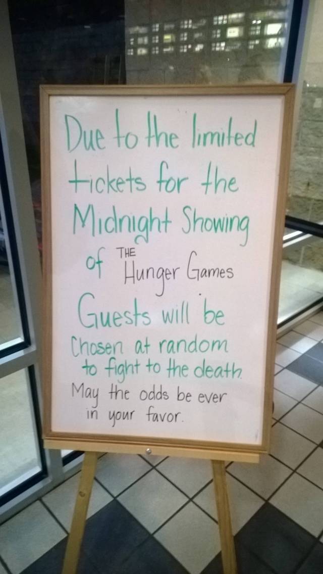 Local movie theatre has this sign!