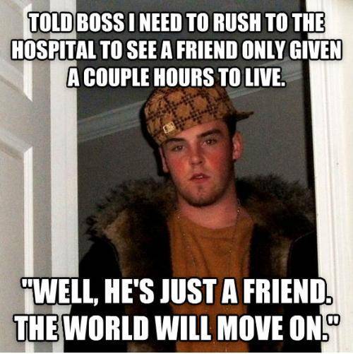 I walked out on my job after telling my boss to go f*ck himself.