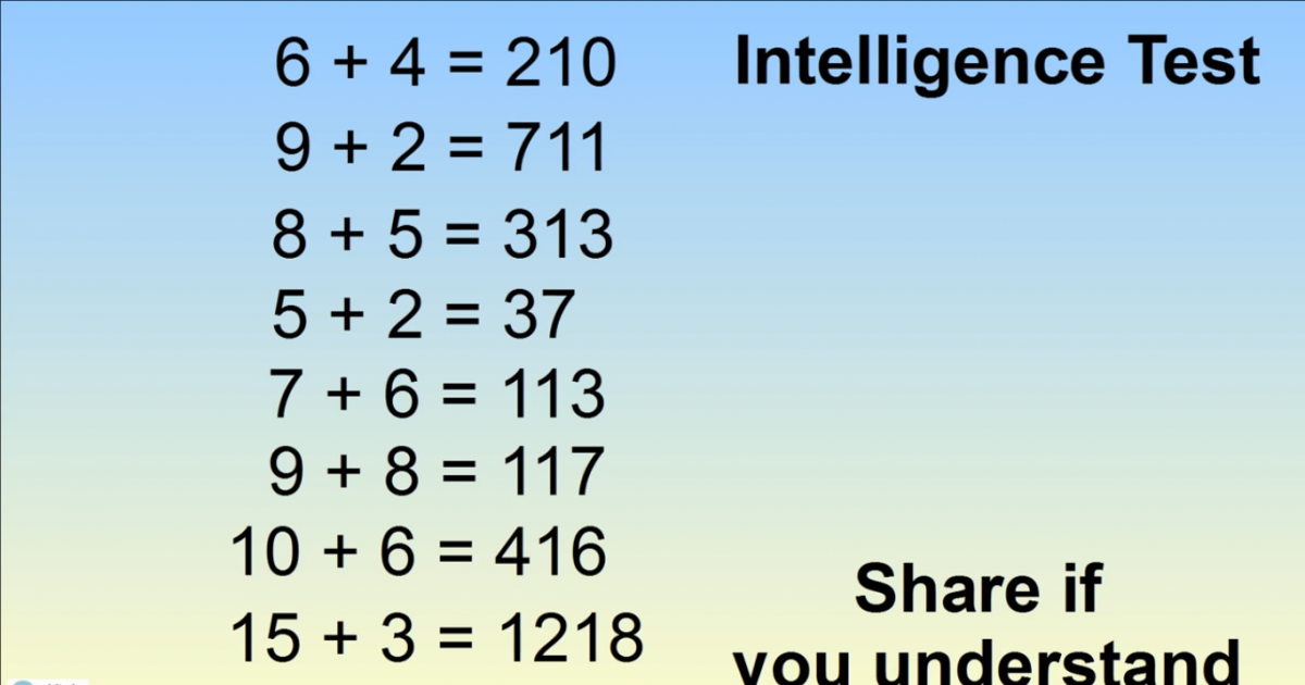 Can You Solve This Crazy Intelligence Test Puzzle? | ThatViralFeed