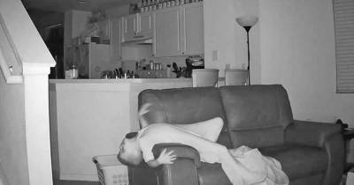 Dad Sets Up Hidden Security Camera, At 2 A.M. Captures 6-Year-Old Acting Creepy