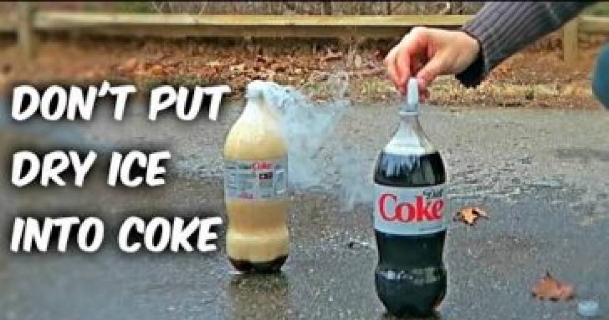 Here Is What Happens If You Put Dry Ice Into Coke! ThatViralFeed