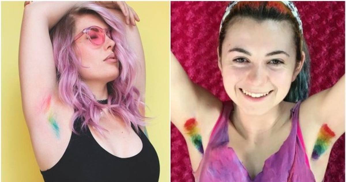 2018 Is Starting Off With A Very Bizarre Fashion Trend - Unicorn Armpit Hair
