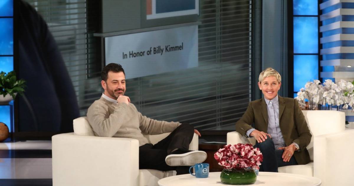 Ellen DeGeneres Brings Jimmy Kimmel To Tears On Her Show By Hitting Kimmel With A Heart Warming Surprise