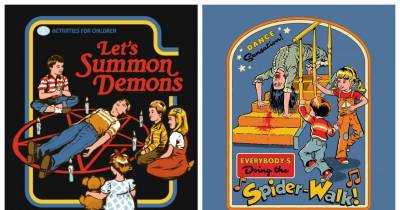 Artist Steven Rhodes Creates Spicy Retro Illustrations With A Dark Sense Of Humor