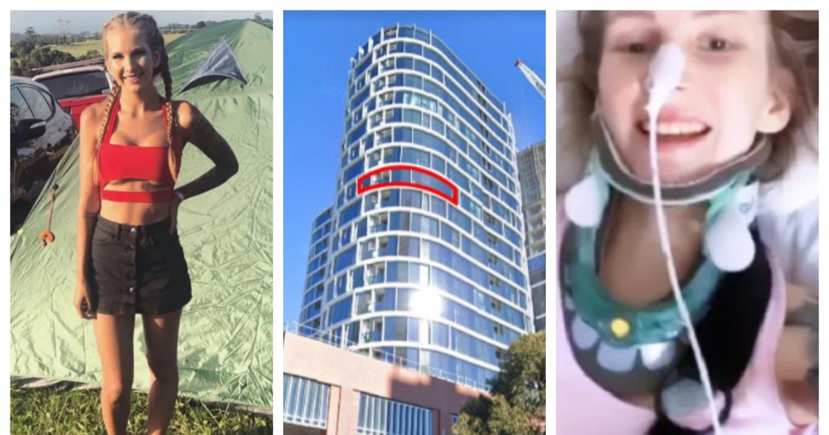 Dancer, 22, jumps off from eighth-floor balcony to escape from her abusive monster boyfriend