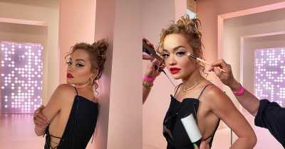Rita Ora Dazzles In Her Little Black Dress