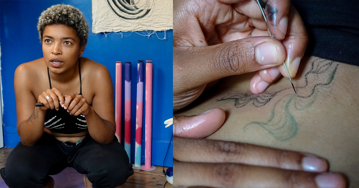 These Tattoos Are Anti-racist: Ogechi Makes Dark-skin Tattoos More Accessible