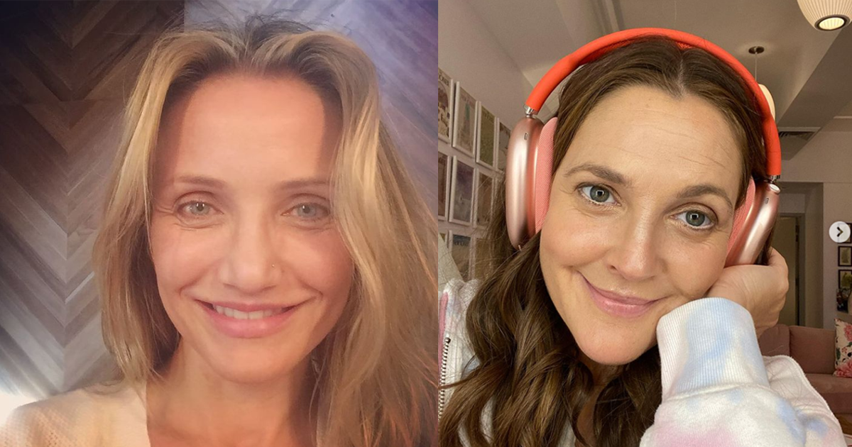 Aging Naturally: These Surgery-free Pictures Of Cameron Diaz And Drew Barrymore Are Getting Internet Love