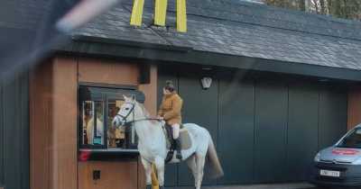 Woman Ordering At McDonald's Drive-Thru On Her Horse Is Everything You Need To See Today