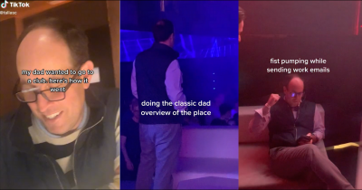 Wholesome Dad Becomes TikTok's Favorite Icon For Clubbing With Daughter