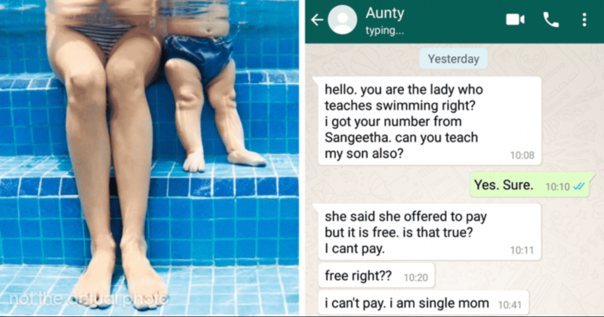 Mom Demands Instructor Teach Swimming To Her Son Exclusively And Even Give Her The Money