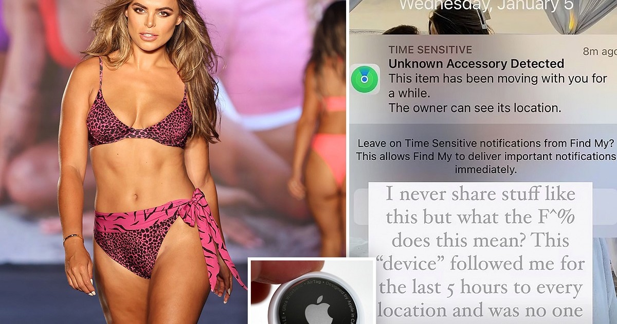 Swimsuit Model Left Terrified After Someone Stalked Her By Slipping Apple AirTag In Coat