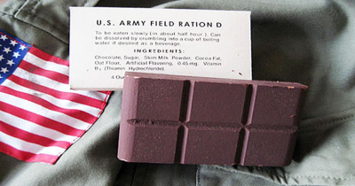 Fun Fact: The Military Created A Special Chocolate That Sucked