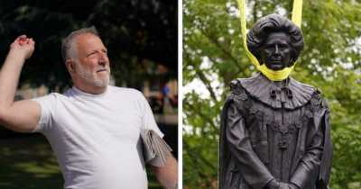 Margaret Thatcher Statue Egged And Booed Just Hours After Being Installed