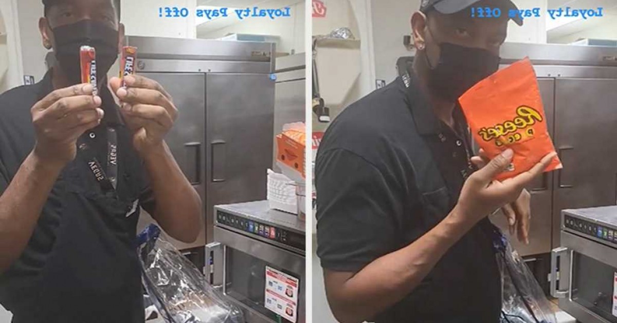 Burger King Employee Receives A Measly Goodie Bag For His 27 Years of Service