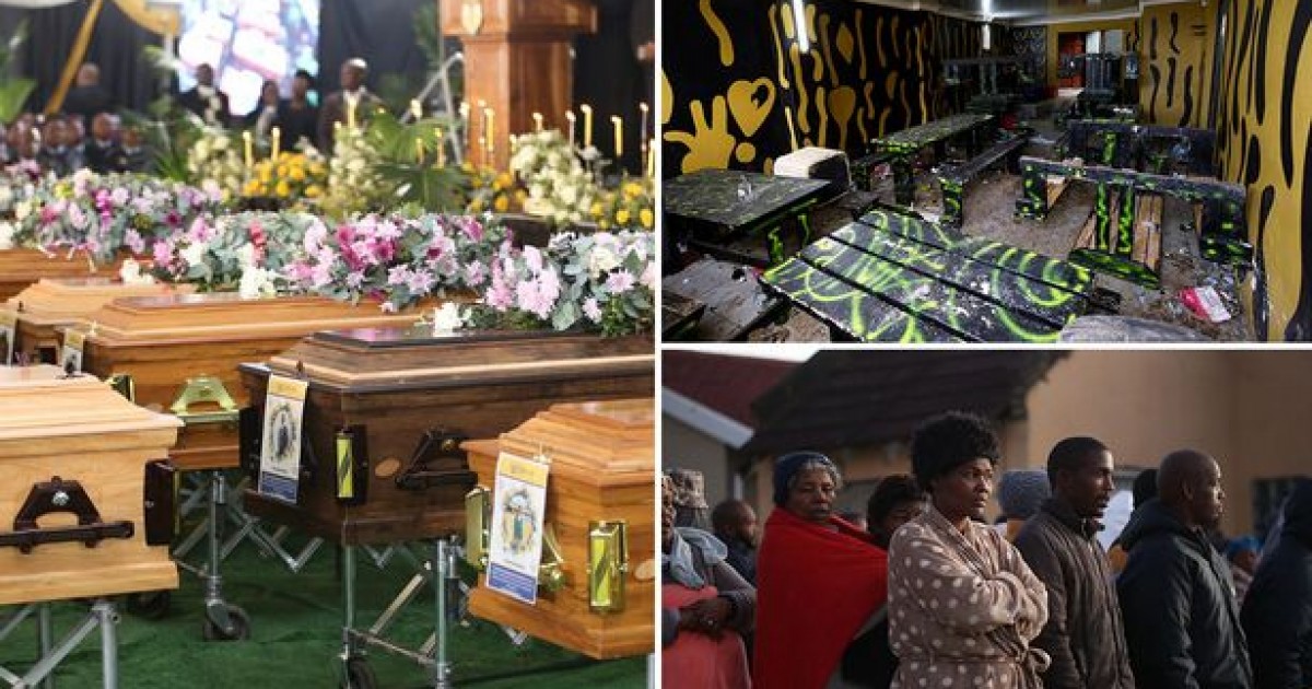 Mass Funeral Held For 21 Teenagers Who Mysteriously Died At South African Nightclub