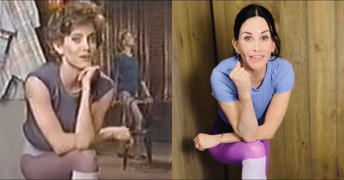 Courteney Cox Gives Her 80s Tampon Ad A Hilarious Update To Give It A Menopause Spin