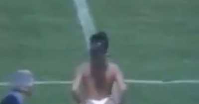 Topless Model Kicked Off Colombia Vs Hungary Match To Celebrate Women's Liberation