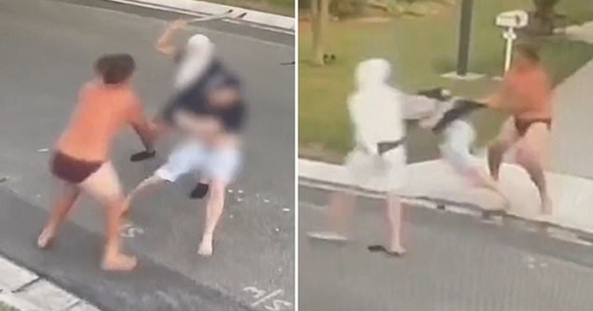 Man In His Underpants Fights Off Suspected Boxing Day Thieves In Street Brawl