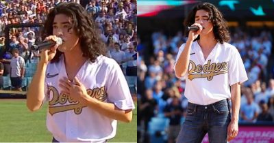 Pop Star Criticised For Singing Impossibly Bad National Anthem At Baseball Game
