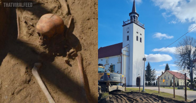 Grave Containing 450 Headless 'Vampires' Discovered During Roadworks