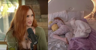 Amouranth Shares Jaw-Dropping Amount She Makes Each Time She Streams Herself Sleeping