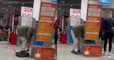 EasyJet Passenger Filmed Destroying Own Luggage To Meet Airline Requirements