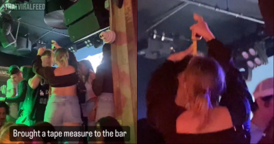 Don't Tell Me How Tall You Are, I'll Check It Myself: Woman Pulls Out Measuring Tape At The Club