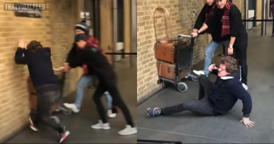 Man Learns Hard Way That He's Not A wizard' After Running Through The Wall At Platform 9 3/4
