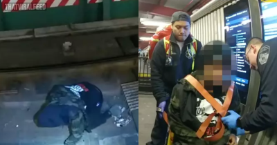 Bodycam Footage Captures Heart-Stopping Moment NYPD Officers Rescue Man Who Fell On Subway Tracks