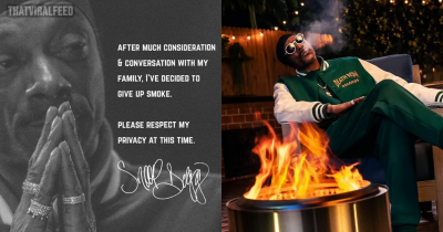 Snoop Dogg Turns Out To Be Ultimate Troll As His Announcement To Quit Smoking Turns Out To Be Ad