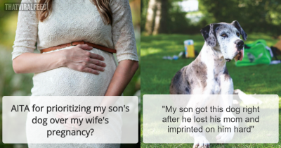 Wife Says Husband Is Prioritizing The Dog Over Her Pregnancy After He Refuses To Get Rid Of It And Break His Son’s Heart