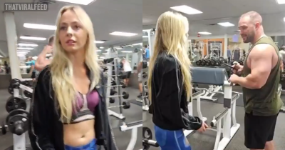 Influencer’s Attempt To Shame Man For Calling Out Her Wearing ‘Painted Pants’ At Gym Massively Backfires