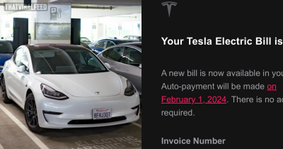 Tesla Driver Shares Shocking First Electric Bill In 12 Months And People Are Left In Disbelief