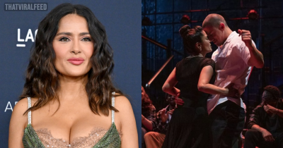 Salma Hayek Went Commando For Lap Dance In Movie As Co-Star Almost ‘Saw Everything’