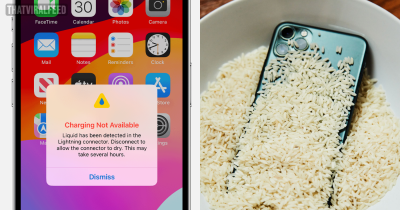 Apple Issues Warning Against Putting Your iPhone In Rice If It's Dropped In Water