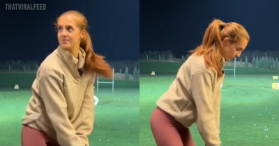 Female Pro Golfer Left Stunned After Person Mansplains How To Hit The Ball At Driving Range