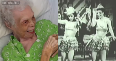 Heartwarming Moment 102-Year-Old Dancer Watches Herself Dancing On Camera For The First Time Ever